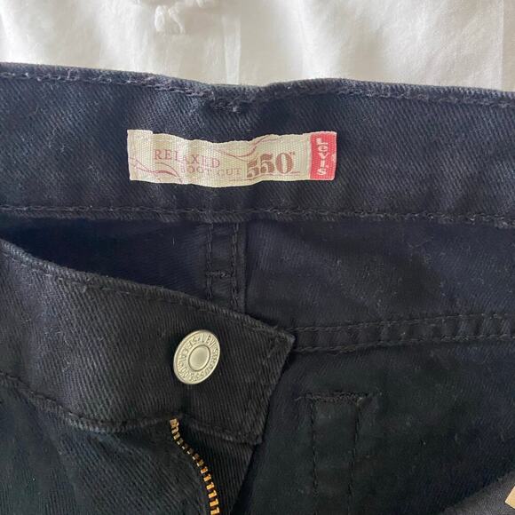 Levi Strauss and co black jeans relaxed boot cut 10 medium - Picture 6 of 6